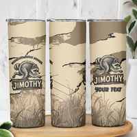 Personalized Jimothy the Raccoon Skinny Tumbler Midnight Snack Patrol