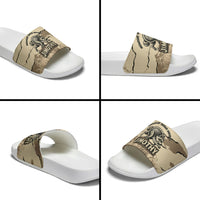 Jimothy the Raccoon Slide Sandals Midnight Snack Patrol