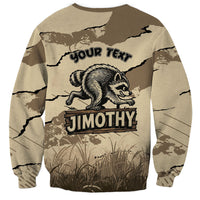 Personalized Jimothy the Raccoon Sweatshirt Midnight Snack Patrol