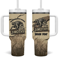 Personalized Jimothy the Raccoon Tumbler With Handle Midnight Snack Patrol