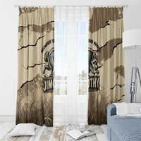 Jimothy the Raccoon Window Curtain Midnight Snack Patrol
