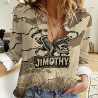 Personalized Jimothy the Raccoon Women Casual Shirt Midnight Snack Patrol