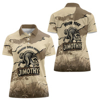 Personalized Jimothy the Raccoon Women Polo Shirt Midnight Snack Patrol