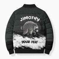 Personalized Jimothy Raccoon Seattle 2026 Bomber Puffer Jacket Lord Of The Alley Master Of The Night