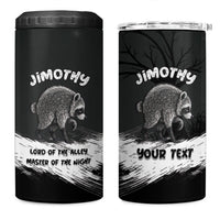 Personalized Jimothy Raccoon Seattle 2026 4 in 1 Can Cooler Tumbler Lord Of The Alley Master Of The Night