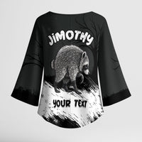 Personalized Jimothy Raccoon Seattle 2026 Kimono Sleeve Blouse Lord Of The Alley Master Of The Night