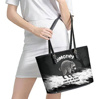 Jimothy Raccoon Seattle 2026 Leather Tote Bag Lord Of The Alley Master Of The Night