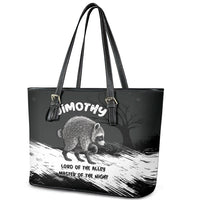 Jimothy Raccoon Seattle 2026 Leather Tote Bag Lord Of The Alley Master Of The Night