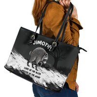 Jimothy Raccoon Seattle 2026 Leather Tote Bag Lord Of The Alley Master Of The Night