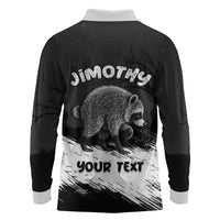 Personalized Jimothy Raccoon Seattle 2026 Long Sleeve Polo Shirt Lord Of The Alley Master Of The Night