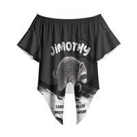 Personalized Jimothy Raccoon Seattle 2026 Off Shoulder Wrap Waist Top Lord Of The Alley Master Of The Night