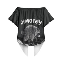 Personalized Jimothy Raccoon Seattle 2026 Off Shoulder Wrap Waist Top Lord Of The Alley Master Of The Night