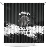 Jimothy Raccoon Seattle 2026 Shower Curtain Lord Of The Alley Master Of The Night
