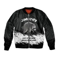Personalized Jimothy Raccoon Seattle 2026 Sleeve Zip Bomber Jacket Lord Of The Alley Master Of The Night