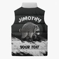 Personalized Jimothy Raccoon Seattle 2026 Sleeveless Puffer Jacket Lord Of The Alley Master Of The Night