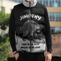 Personalized Jimothy Raccoon Seattle 2026 Sleeveless Puffer Jacket Lord Of The Alley Master Of The Night