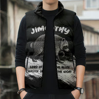 Personalized Jimothy Raccoon Seattle 2026 Sleeveless Puffer Jacket Lord Of The Alley Master Of The Night
