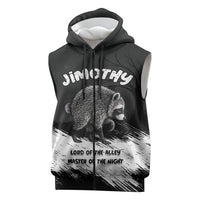 Personalized Jimothy Raccoon Seattle 2026 Sleeveless Zip Hoodie Lord Of The Alley Master Of The Night