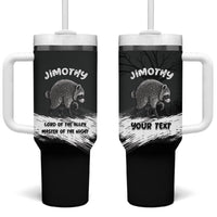 Personalized Jimothy Raccoon Seattle 2026 Tumbler With Handle Lord Of The Alley Master Of The Night