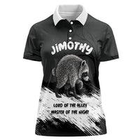 Personalized Jimothy Raccoon Seattle 2026 Women Polo Shirt Lord Of The Alley Master Of The Night