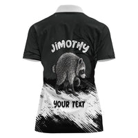 Personalized Jimothy Raccoon Seattle 2026 Women Polo Shirt Lord Of The Alley Master Of The Night