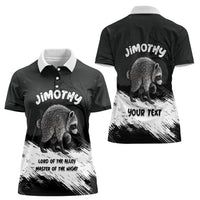 Personalized Jimothy Raccoon Seattle 2026 Women Polo Shirt Lord Of The Alley Master Of The Night