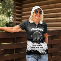Personalized Jimothy Raccoon Seattle 2026 Women Polo Shirt Lord Of The Alley Master Of The Night