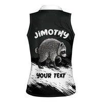 Personalized Jimothy Raccoon Seattle 2026 Women Sleeveless Polo Shirt Lord Of The Alley Master Of The Night