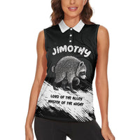 Personalized Jimothy Raccoon Seattle 2026 Women Sleeveless Polo Shirt Lord Of The Alley Master Of The Night