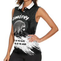 Personalized Jimothy Raccoon Seattle 2026 Women Sleeveless Polo Shirt Lord Of The Alley Master Of The Night