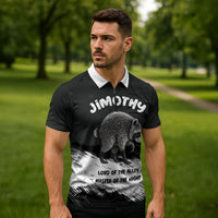 Personalized Jimothy Raccoon Seattle 2026 Zipper Polo Shirt Lord Of The Alley Master Of The Night
