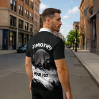 Personalized Jimothy Raccoon Seattle 2026 Zipper Polo Shirt Lord Of The Alley Master Of The Night