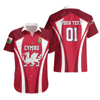 Custom Wales Rugby Hawaiian Shirt Three Feathers Dragon 2023 World Cup - Wonder Print Shop