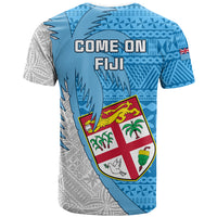Fiji Rugby T Shirt Come On Fijian Tapa Pattern - Wonder Print Shop