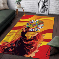 Hispanic Heritage Month Area Rug Espana Flamenco - Wonder Print Shop