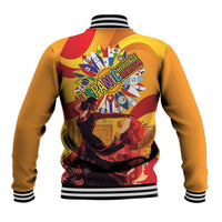 Hispanic Heritage Month Baseball Jacket Espana Flamenco - Wonder Print Shop
