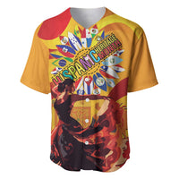 Hispanic Heritage Month Baseball Jersey Espana Flamenco - Wonder Print Shop
