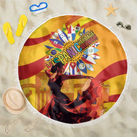 Hispanic Heritage Month Beach Blanket Espana Flamenco - Wonder Print Shop