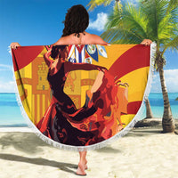 Hispanic Heritage Month Beach Blanket Espana Flamenco - Wonder Print Shop