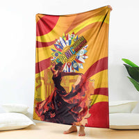 Hispanic Heritage Month Blanket Espana Flamenco
