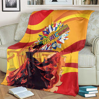 Hispanic Heritage Month Blanket Espana Flamenco