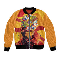 Hispanic Heritage Month Bomber Jacket Espana Flamenco - Wonder Print Shop