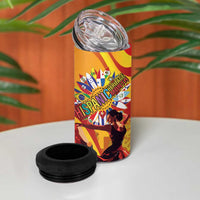 Hispanic Heritage Month 4 in 1 Can Cooler Tumbler Espana Flamenco - Wonder Print Shop