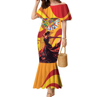 Hispanic Heritage Month Family Matching Mermaid Dress and Hawaiian Shirt Espana Flamenco - Wonder Print Shop