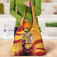 Hispanic Heritage Month Grocery Bag Espana Flamenco