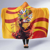 Hispanic Heritage Month Hooded Blanket Espana Flamenco