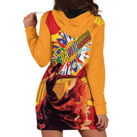 Hispanic Heritage Month Hoodie Dress Espana Flamenco - Wonder Print Shop