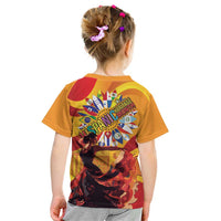 Hispanic Heritage Month Kid T Shirt Espana Flamenco - Wonder Print Shop