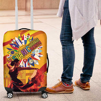 Hispanic Heritage Month Luggage Cover Espana Flamenco - Wonder Print Shop