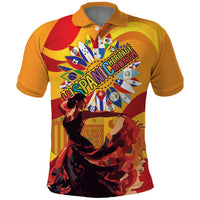 Hispanic Heritage Month Polo Shirt Espana Flamenco - Wonder Print Shop